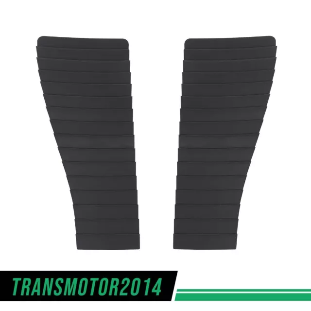 Fit For 1985-1990 Camaro Z28/IROC-Z IROC Hood Louvers Black 1Pair Reproduction