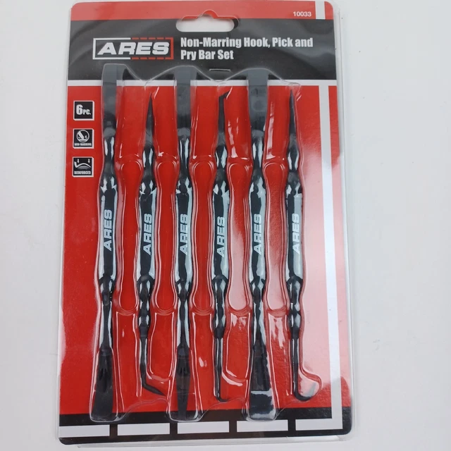 Ares 10033 6 piezas juego de pick and prybar sin estropear