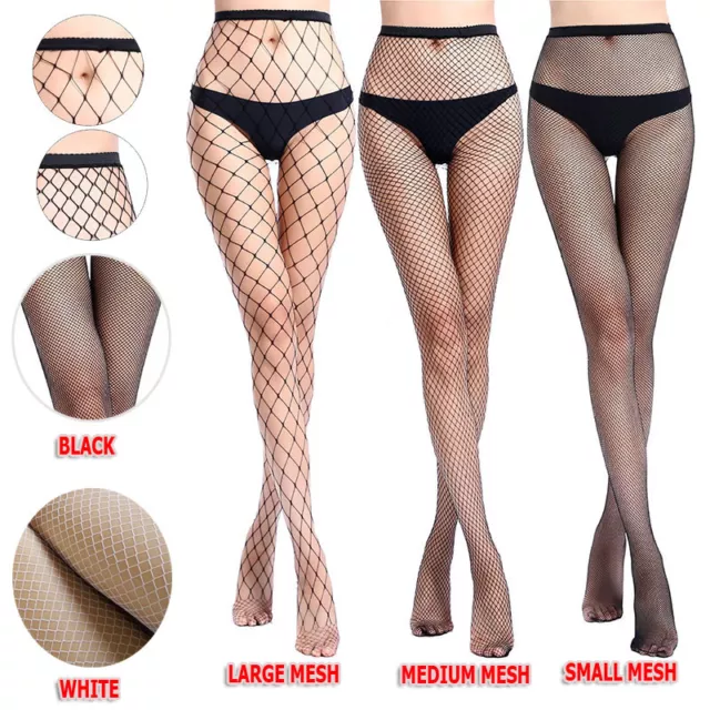 Women Fishnet Stockings Pantyhose Mesh Fishnets Tights Anti Hook Nylon Panty AU