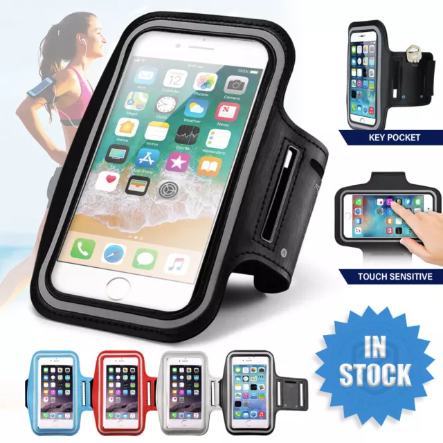 Sports Armband Phone Case Holder Arm Band Gym Running Jogging Exercise Bag Pouch