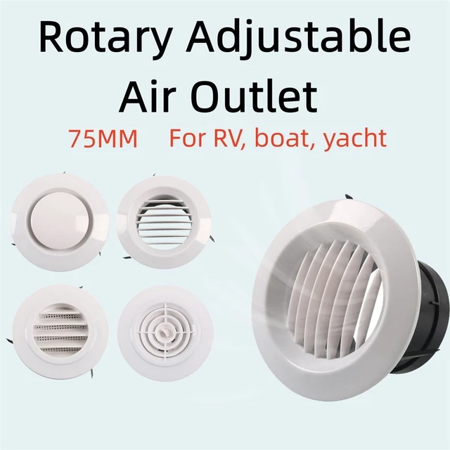 Barca Regolabile Auto Camper Marina Parti Uscita Aria Ventilatore Louvered