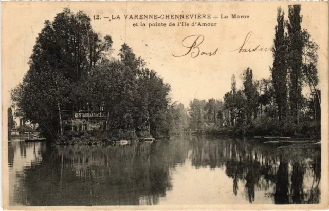 CPA La Varenne La Marne et la pointe de l'Ile d'Amour (1347633)