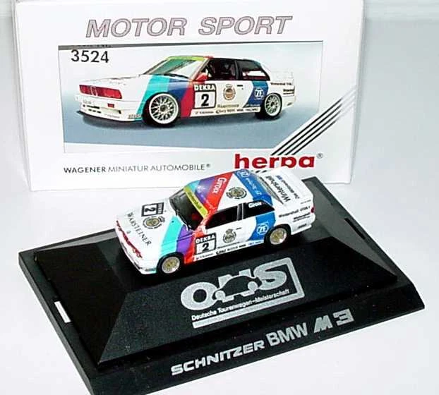 1/87 Herpa BMW M3 Motor racing „Herpa Motorsport, Gerhard Müller 1989
