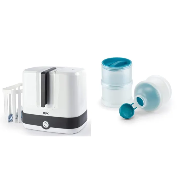 NUK Vario Express Dampf-Sterilisator 3-in-1 Modular für bis zu 6 Babyflaschen, S