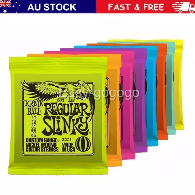 For Ernie Ball Electric Guitar Strings Slinky 2223 2221 2222 2215 2220 2225 NEW