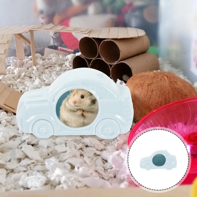 Maison de hamster en céramique voiture en forme de voiture hamster