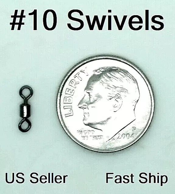 10) MINI FLY Fishing Swivels (orvis umpqua rio leader fly fishing) size 14  $1.29 - PicClick