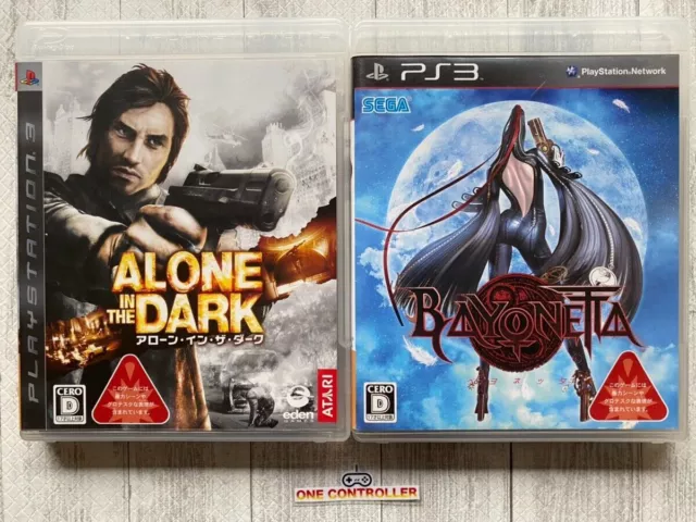 SONY PlayStation 3 PS3 Alone in the Dark & Bayonetta set from Japan