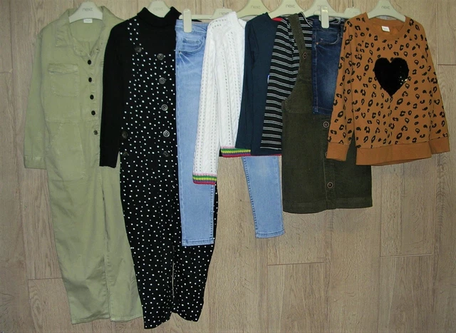 NEXT BlueZoo ZARA etc Girls Bundle Tops Jeans Dress Dungarees Age 5-6 116cm