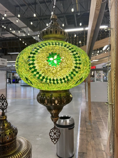 Turkish Moroccan Hanging Ceiling Mosaic Lamp Light Pendant Chandelier