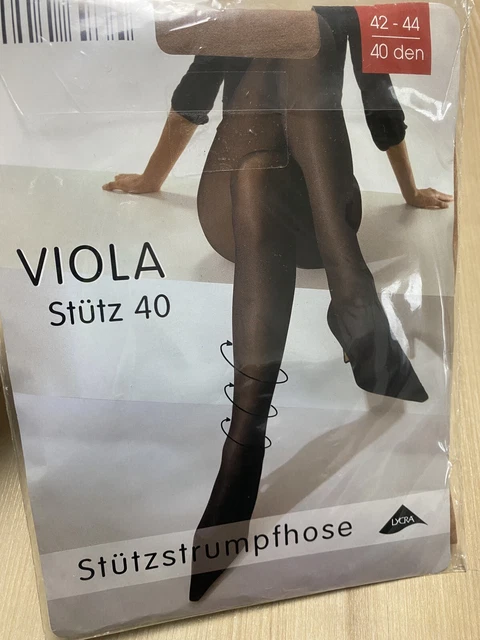 ✅ Collant supporto Viola Relax taglia 42 44 fit & vital 40den perla opaca lucida