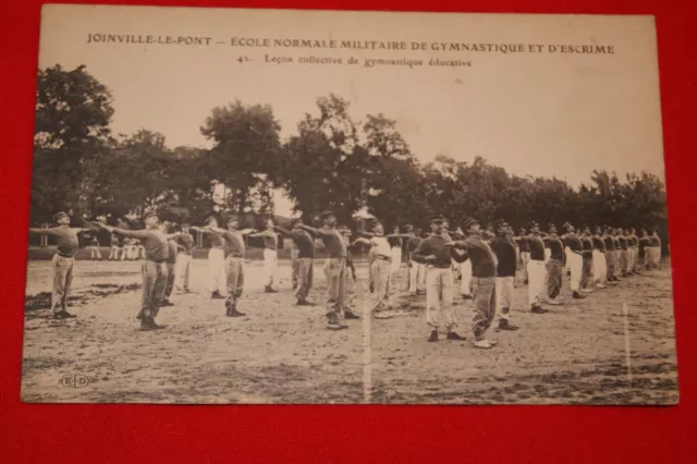 Joinville Le Pont Ecole Militaire Gymnastique Escrime Lecon Collective (R429)