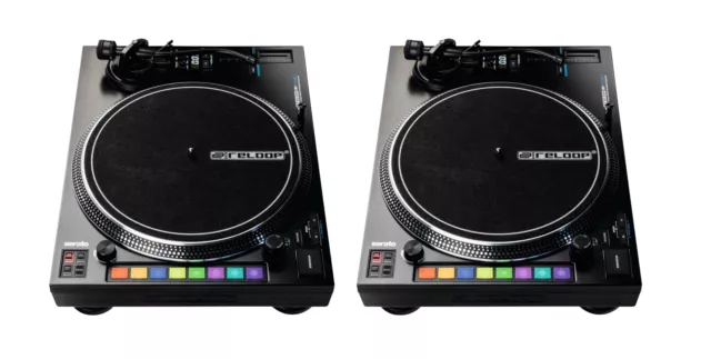 Reloop RP-8000 MK2 Turntable Twin Set 2 x Professionelle DJ Plattenspieler