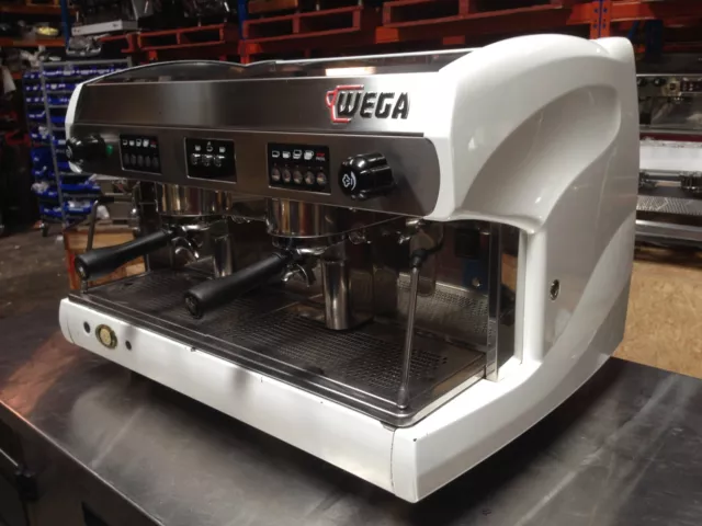 Wega Polaris 2 Group White Commercial Coffee Machine