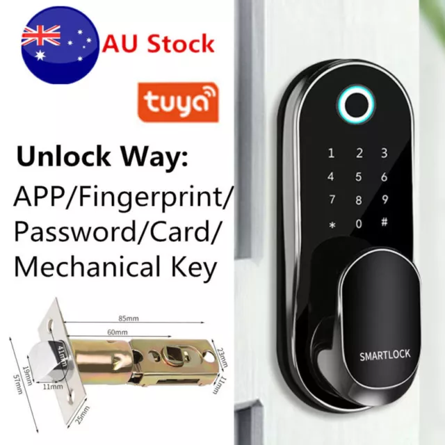 Fingerprint Smart Door Lock Tuya-WIFI APP Control Lock Electronic Digital Lock
