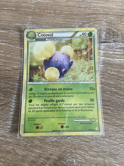 Cotovol Holo -HS01:HeartGold SoulSilver - 6/123 - Carte Pokemon Française