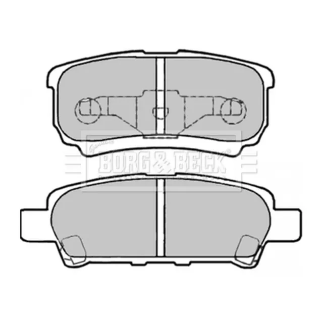 Brake Pads Set Rear For Mitsubishi Lancer MK8 Estate Borg 4605A336 4605A337