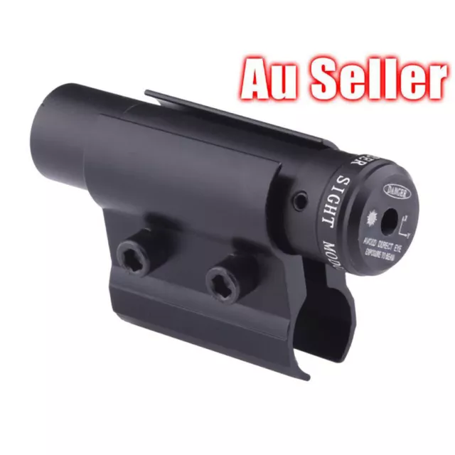 Tactical Red Dot Laser Sight Rifle Scope Mounts Light for Hunting Shooting AU