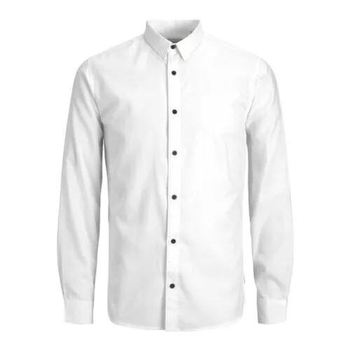 Jack & Jones Hommes Chemise Orion Long Manche Coton Mélange Décontracté Haut