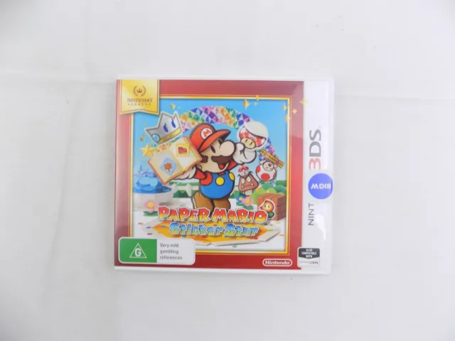 Brand New Nintendo 2DS / 3DS Nintendo Selects Paper Mario Sticker Star - Free...