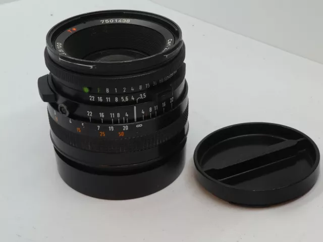 Hasselblad CF 100mm F/3.5 Carl Zeiss Planar T Lens stunning clear optics tested