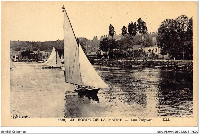 ABNP8-94-0734 - les bords de la marne - les regates