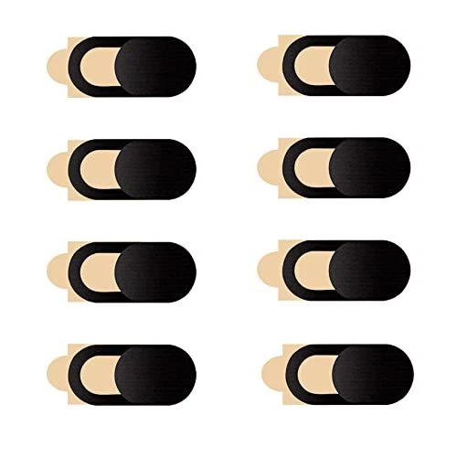JeoPoom Webcam Cover8 pcs Cache Webcam Slide Ordinateur Portable Ultra-Mince ...