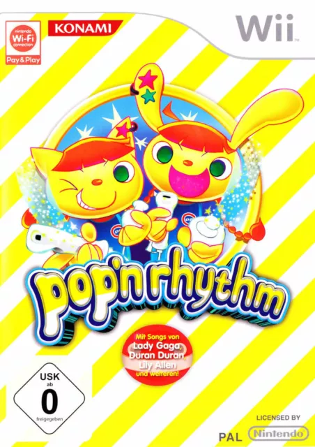 Pop´N Rythm para Nintendo Wii Pal España Completo como nuevo