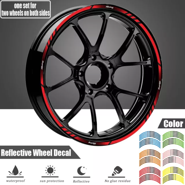 17" Wheel Rim Tape Decal Stripes Sticker for Honda CBR 600 RR 1000RR 954RR  929