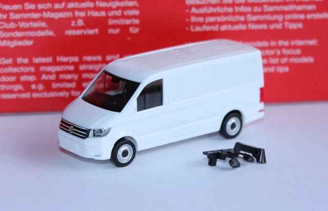 herpa 013888 MiniKit Volkswagen Crafter Grand California, bianco, modello auto, modellini in miniatura, piccolo modello, pezzo da collezione, fedele ai dettagli herpa 013888 MiniKit Volkswagen Crafter Grand California, bianco, modello auto, modellini in miniatura, piccolo modello, pezzo da collezione, fedele ai dettagli