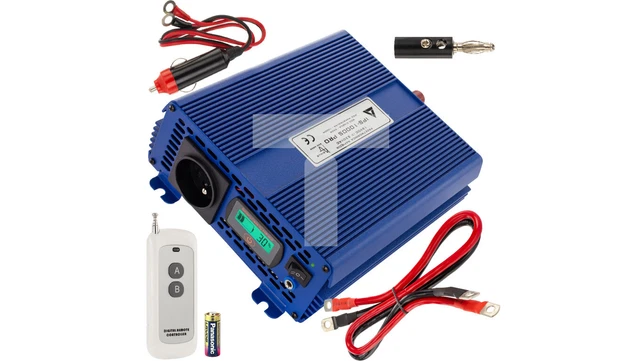 Spannungswandler 12 VDC / 230 VAC ECO MODE SINUS IPS-1000S PRO 1000W AZO0 /T2DE