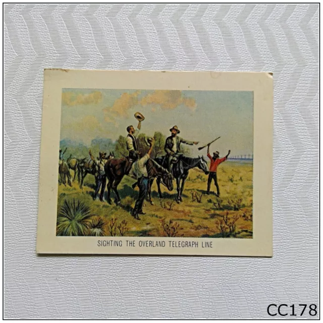 Nabisco Vita-Brits Highlights Australian History #19 Cereal Card (CC178)