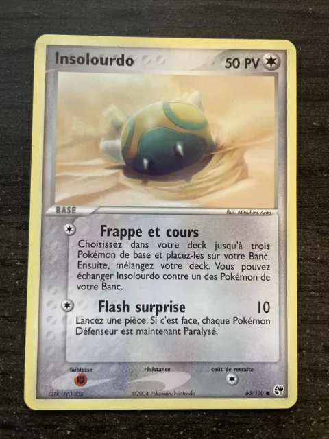 Insolourdo Commune - Pokémon 60/100 Ex Tempête De Sable Proche De Neuf Fr