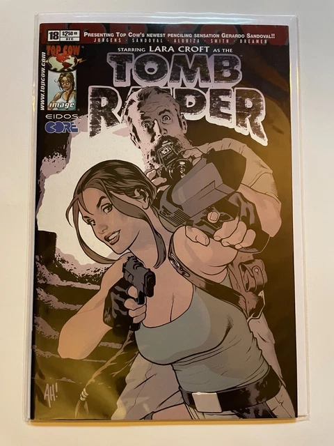 TOMB RAIDER # 18, Adam Hughes Cover, Image Top Cow 2001, Lara Croft