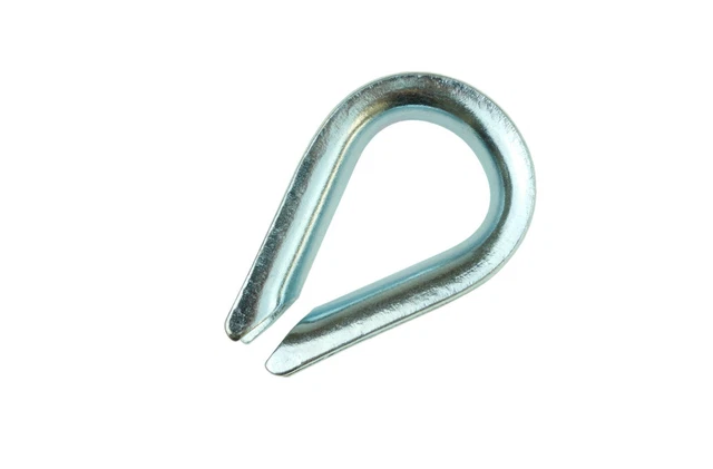 2 Cosses Câble de Traction Cosses de Câble Pour Corde Ø 18 MM Zingué MCPL6325 2