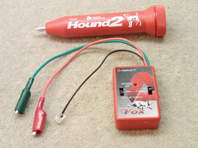 Triplett The Fox & Hound 2 Toner Probe Wire Tracing Set