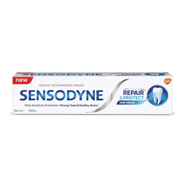 3 x Sensodyne Repair & Protect Toothpaste 100 g - Total 300 g