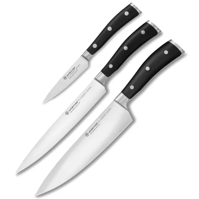 NEW Wusthof Classic Ikon Knife Set 3pce