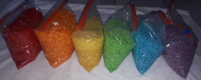 15 kg Coloured Sensory Rice toddler Montessori Motor Development Choose Colours