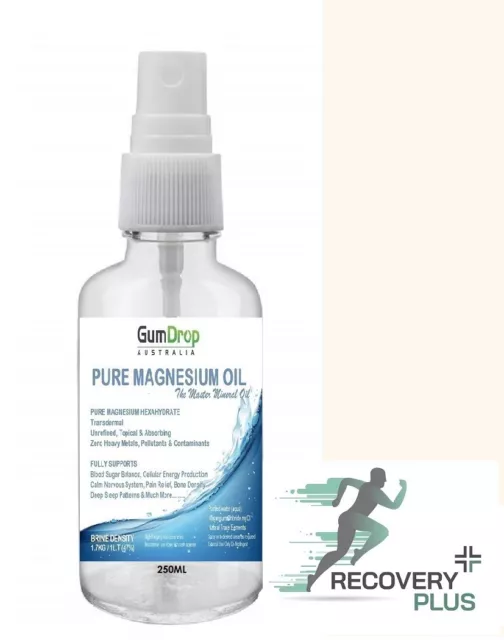 PURE MAGNESIUM OIL - 250ml Spray- Topical - Sport & Recovery