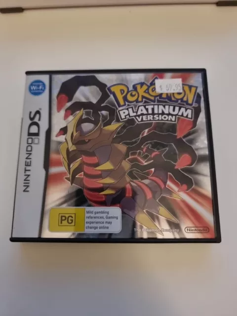 Pokemon Platinum - CIB AUS PAL - Genuine - Nintendo DS