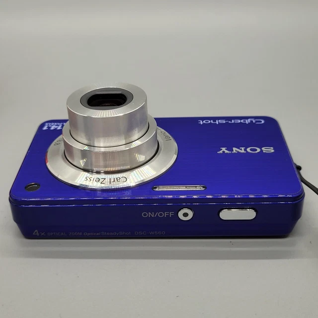 Sony Cybershot DSC-W560 14,1 megapixel fotocamera digitale compatta testata blu 13