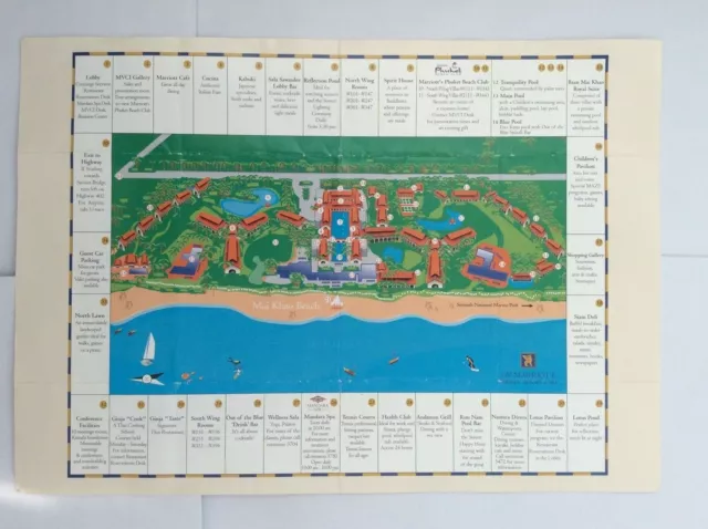 Resort Map - JW Marriott Phuket Resort and Spa - Mai Khao Beach - Thailand