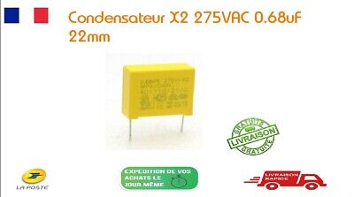 Vishay Lot 5 x VISHAY F1778 0.68 µF 680 nF MKP X2 275 Vac Condensateur Capacitor 