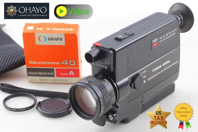 ▶️CANON 310XL SUPER 8 8mm Movie Film Camera 8.5-25.5mm f1.0 [N