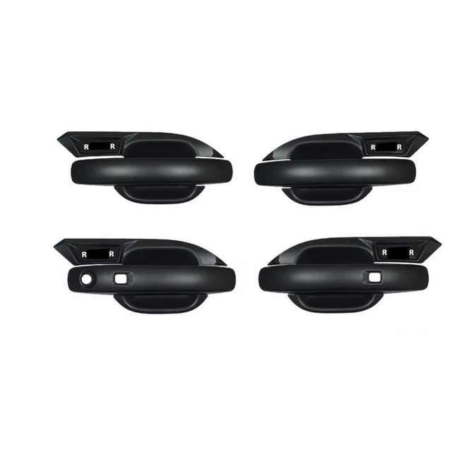 Coperture Maniglia Portiera Cromate Per Ford Ranger / Everest 2024 2025 – Set Da 4, Senza Fori (Chiave)
