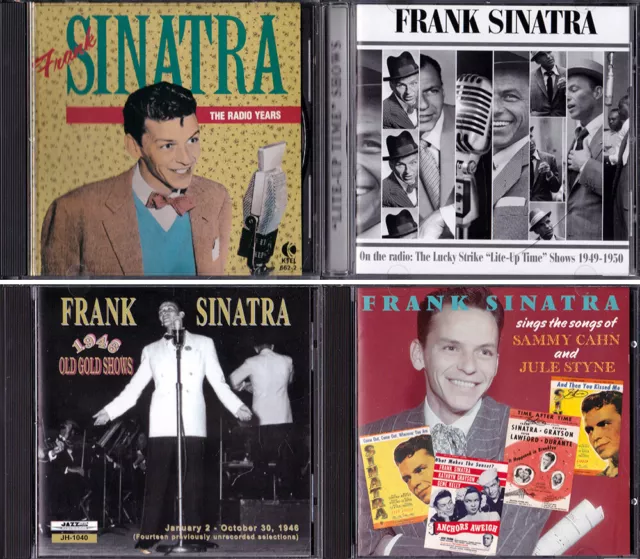 4 FRANK SINATRA Radio Years Lucky Strike Old Gold Shows Sammy Cahn Jule Styne