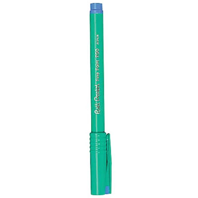 12 Pentel Ball R50 Tintenroller grün 0,4 mm, Schreibfarbe: blau