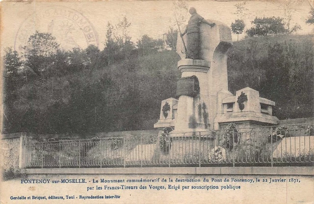 FONTENOY-sur-MOSELLE - the monument to the dead