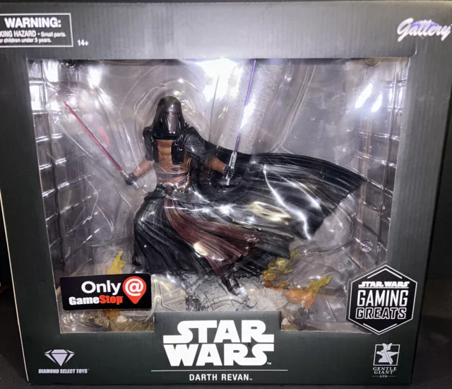 Star Wars Darth Revan Statue Diamond Select Toys Gentle Giant PVC Pre-Owned